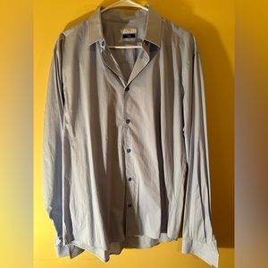 Versace Collection Mens Blue Button Down, Size 17!!